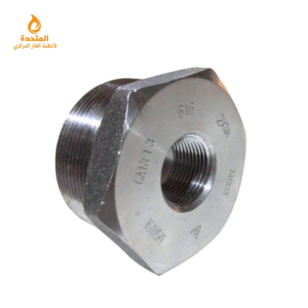نقاص حديد من 1/2-1 بوصه إلى 3/4 بوصه ضغط 3000 رطل مخصص لتمديدات الغاز صناعة تايوان