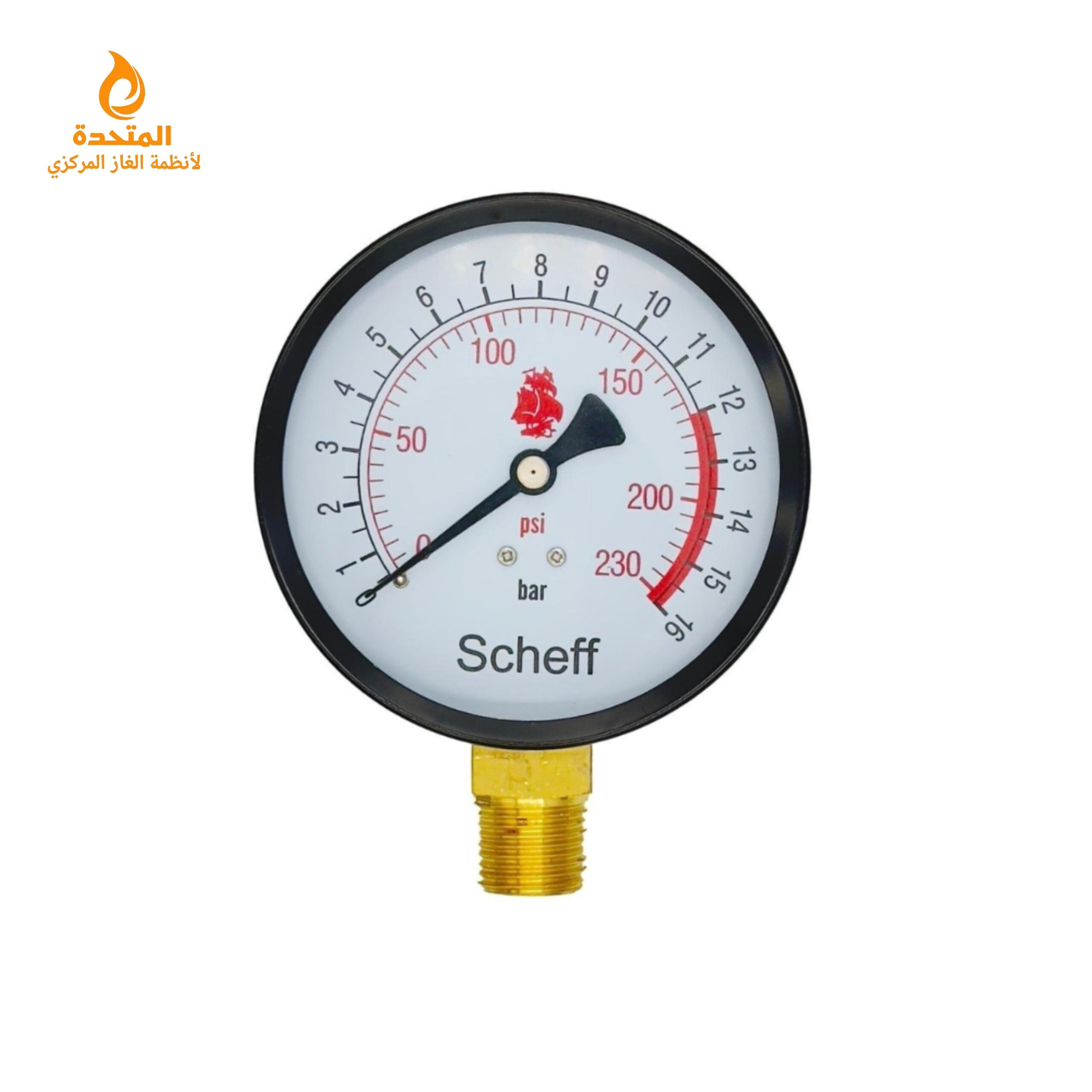 ساعة قياس ضغط 16 بار ماركة Scheff ساعة قياس ضغط 16 بار ماركة Scheff