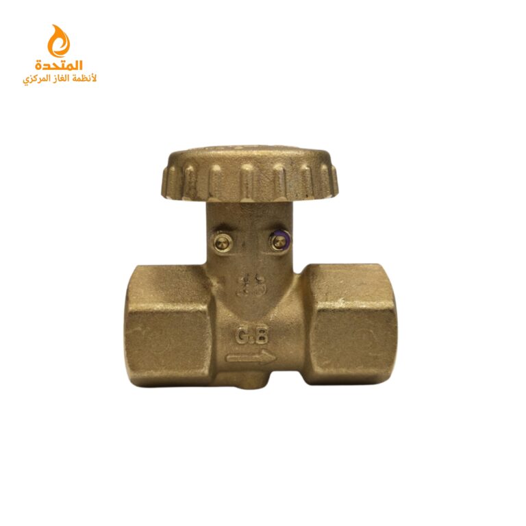 محبس غاز سن داخلي 12 بوصه نحاس صناعة إيطالي