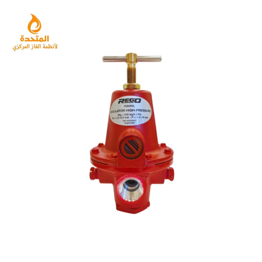 منظم غاز ضغط عالي ريجو مقاس 1 بوصة موديل رقم 1588VL صناعة أمريكية