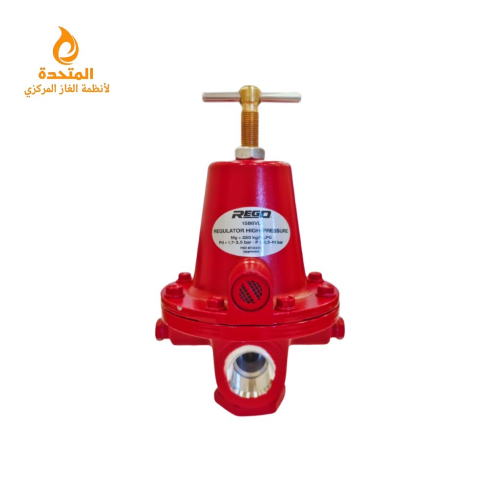 منظم غاز ضغط عالي ريجو مقاس ½ بوصه موديل رقم 1584VL صناعة أمريكية