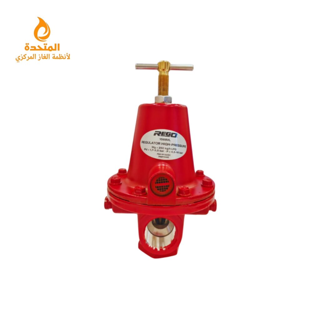 منظم غاز ضغط عالي ريجو مقاس ¾ بوصة موديل رقم 1586VL صناعة أمريكية